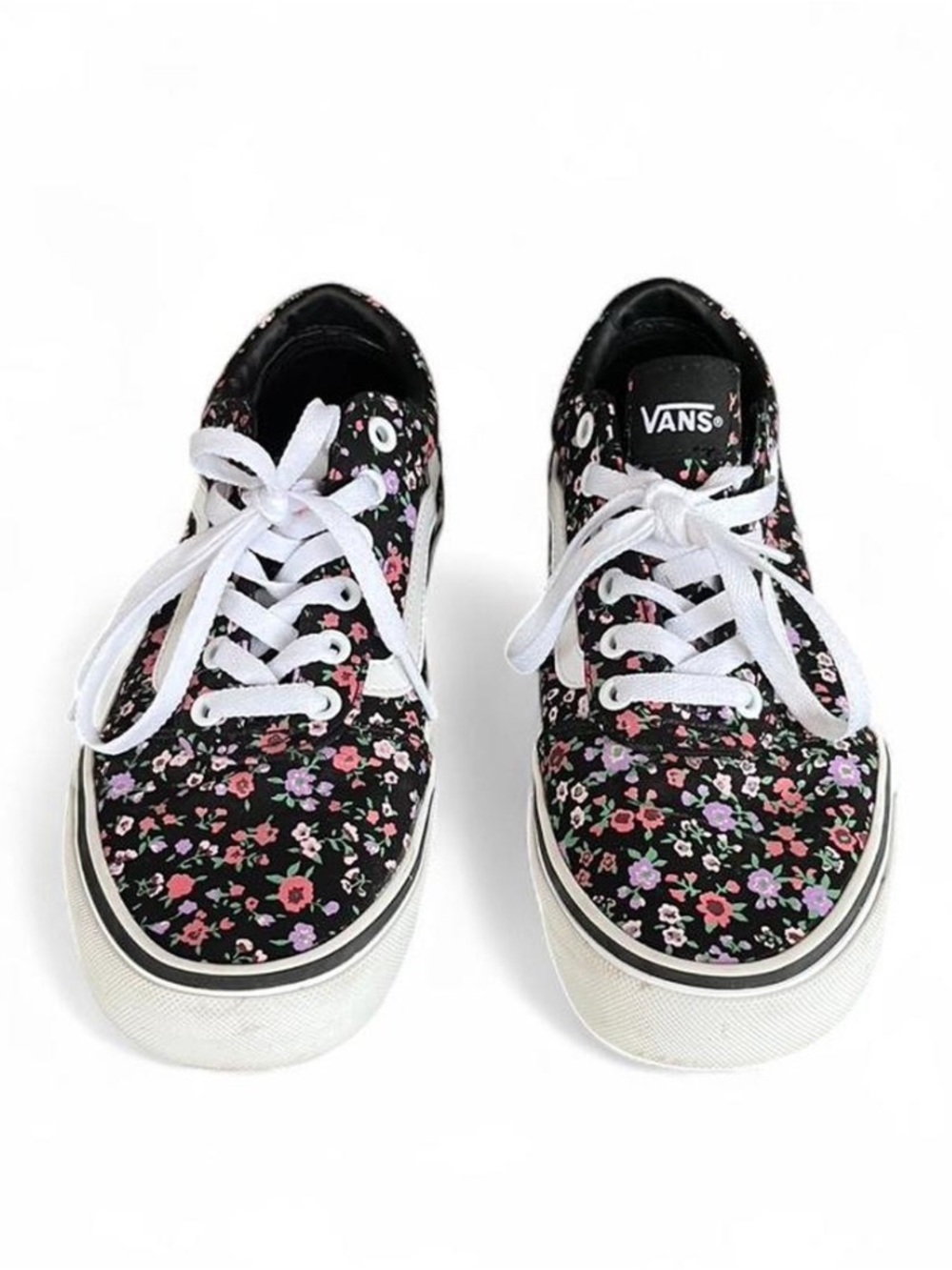 Vans Ward Floral Low Top Sneakers Size 9 - Picture 7 of 9